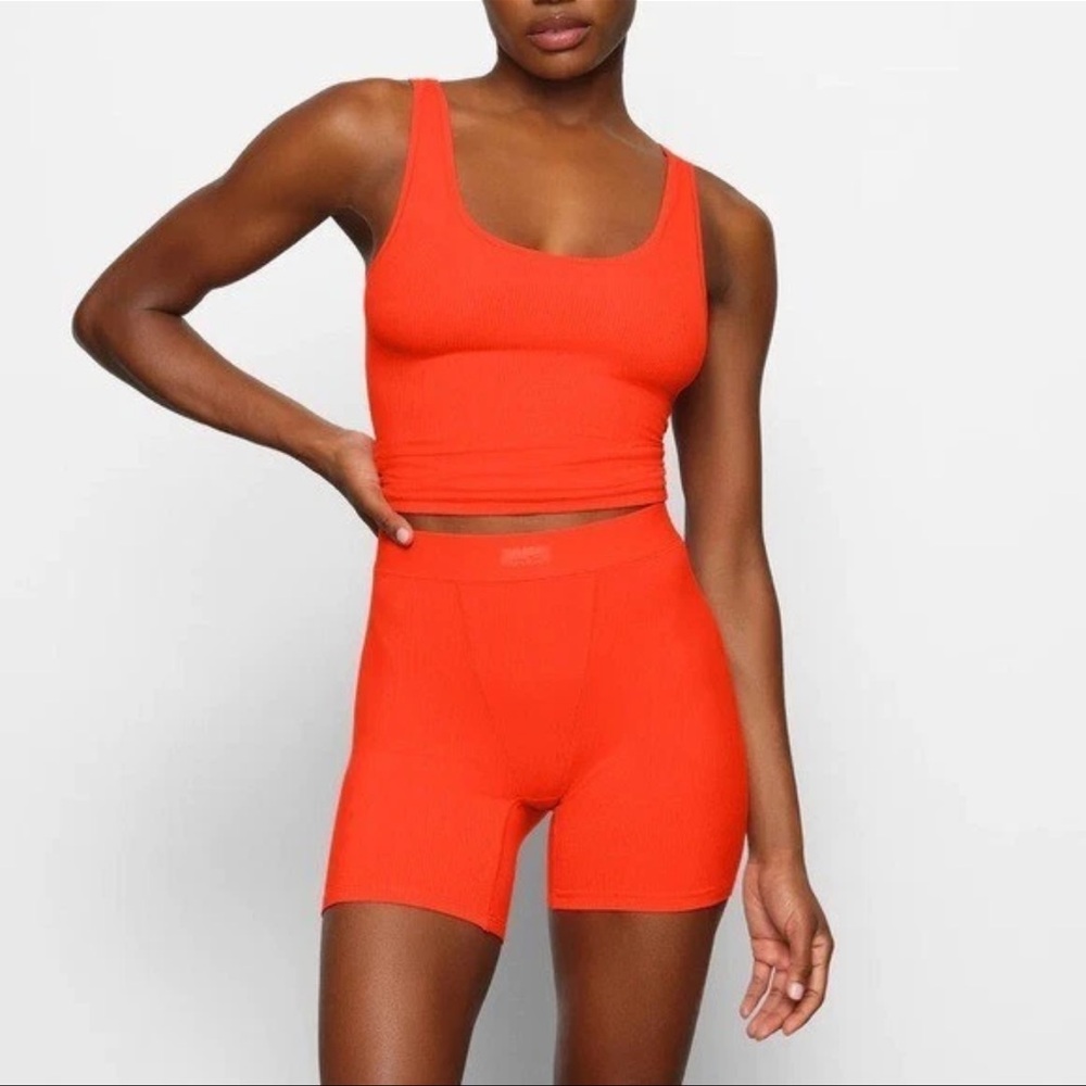 SKIMS | Ribbed Tank and Shorts Set